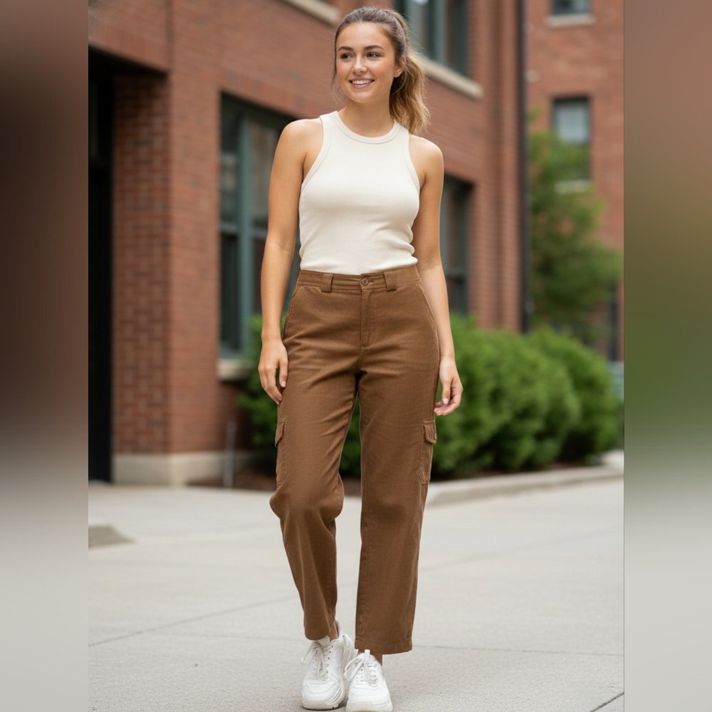 Austin Clothing Co. Women's Tan Cargo Pants